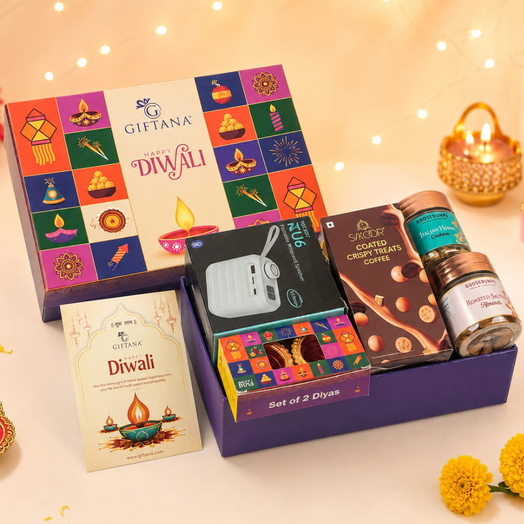 Unique Diwali Hampers - Joyscape with Coffee, Nuts & diwali Gifts